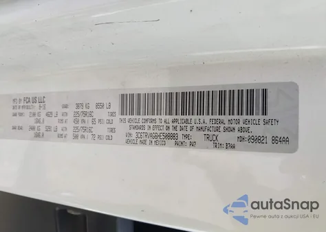 2017 Ram Promaster 1500 Low Roof 136 Wb from USA, damaged, VIN 3C6TRVAG6HE508883